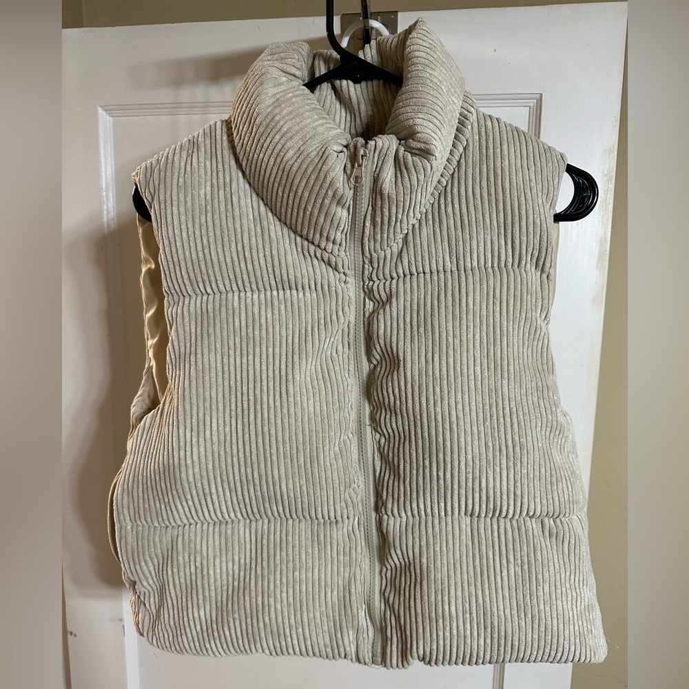 Kids Corduroy Puffer Vest